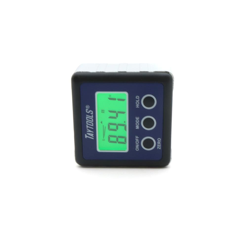Taytools Magnetic Digital Level Box - Digital Level Inclinometer with Backlit Di