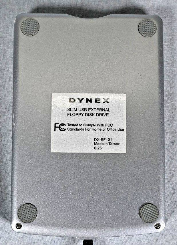 Dynex DX-EF101 Slim USB External 3.5" Floppy Disk Drive