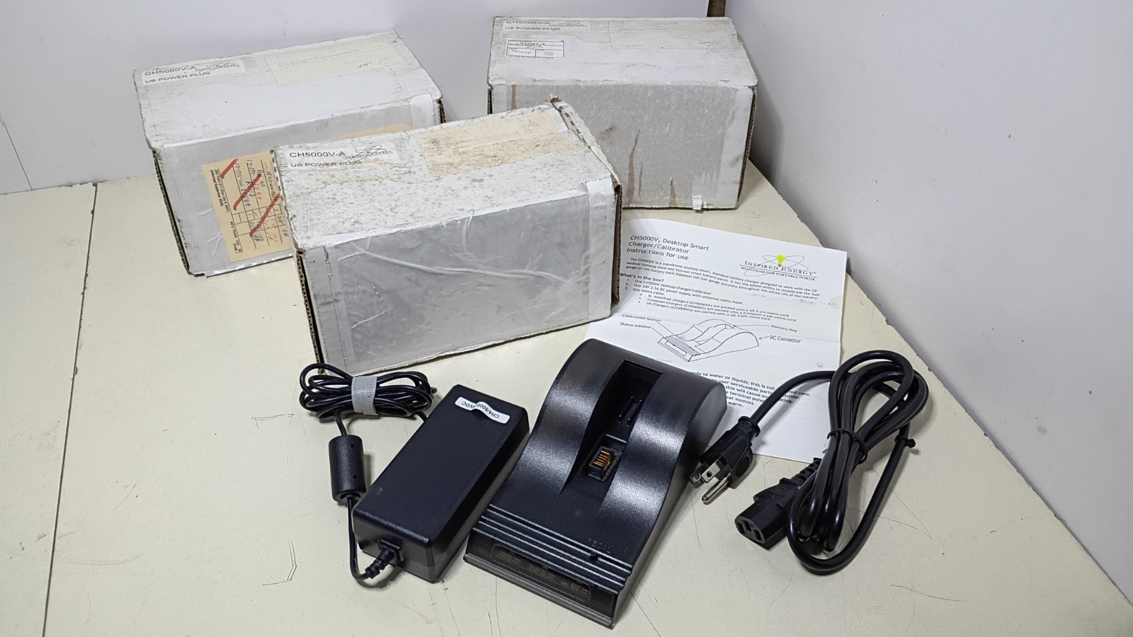 Lot Of 3 New Inspired Energy CH5000V Smart Battery Chargers / Calibrators