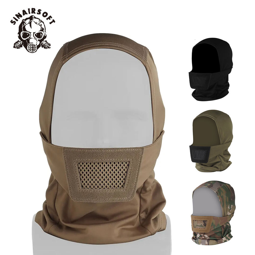 Balaclava Tactical Full Face Mask Airsoft Paintball Protection Camo Hood Outdoor
