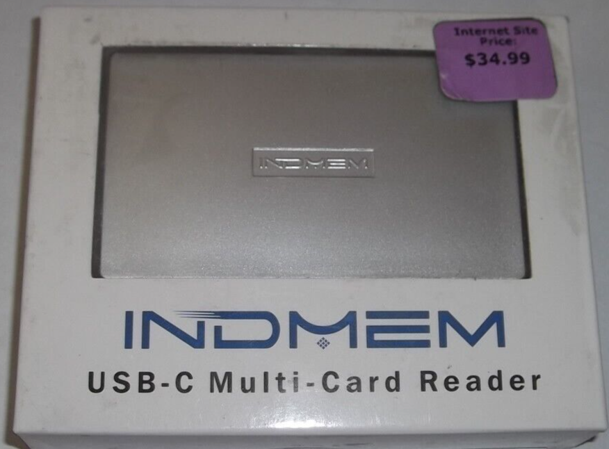 INDMEM MCR86-U3 USB-C MULTI CARD READER USB3.0 NEW