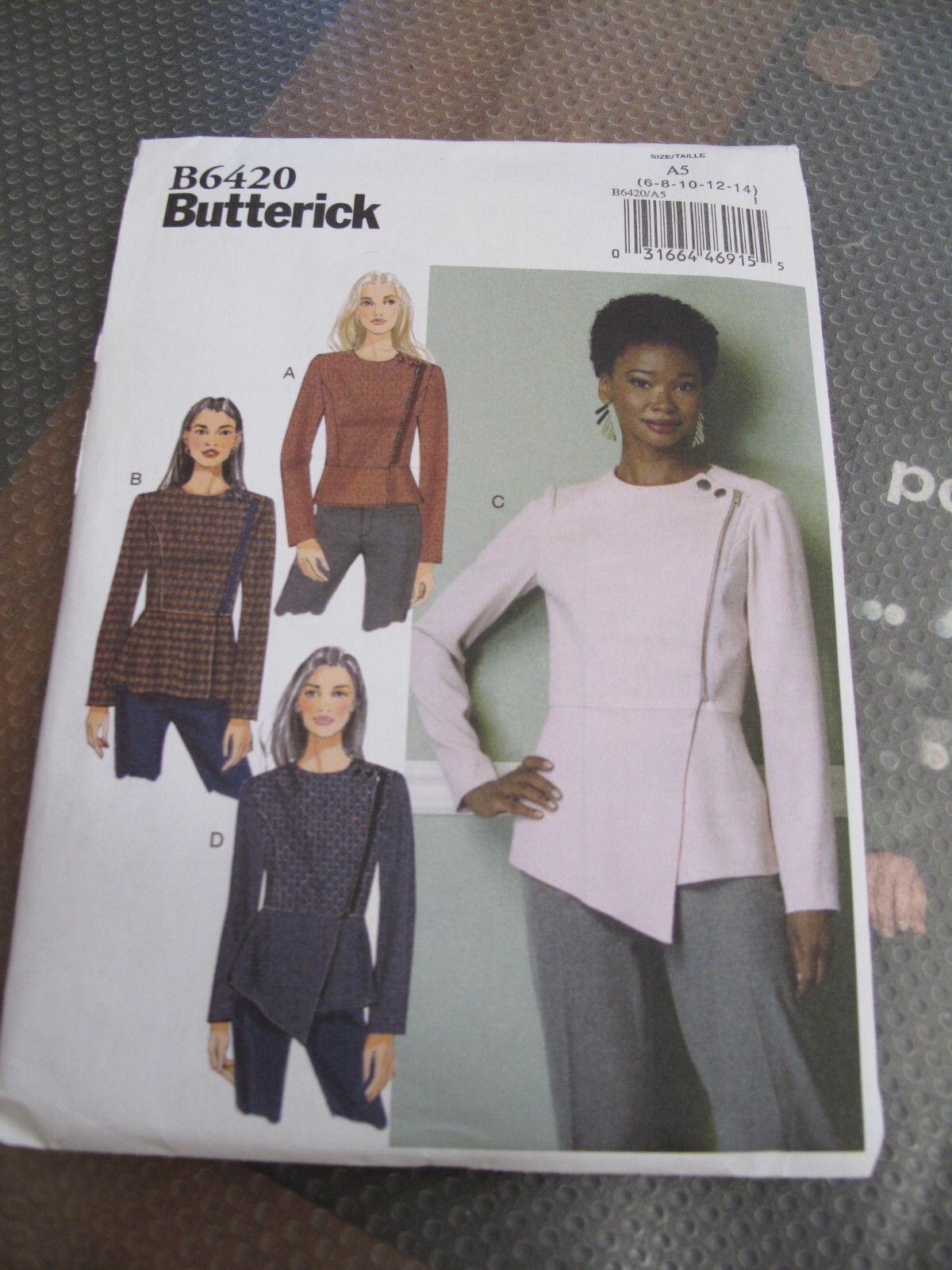 Butterick B6420 Sizes 6 to 22 Sewing Paper Pattern Uncut