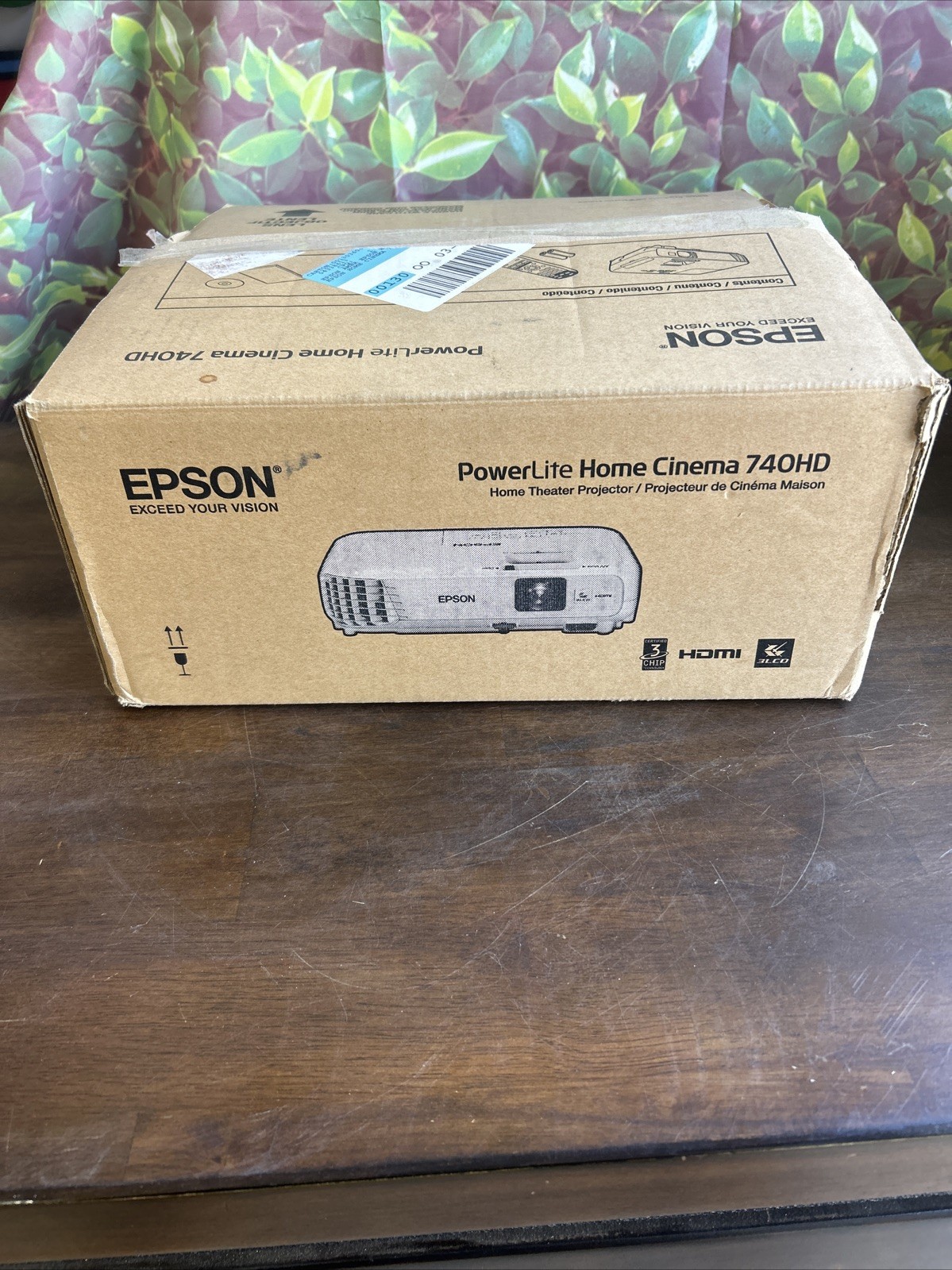Epson PowerLite Home Cinema 740HD LCD Projector - Lamp Timer