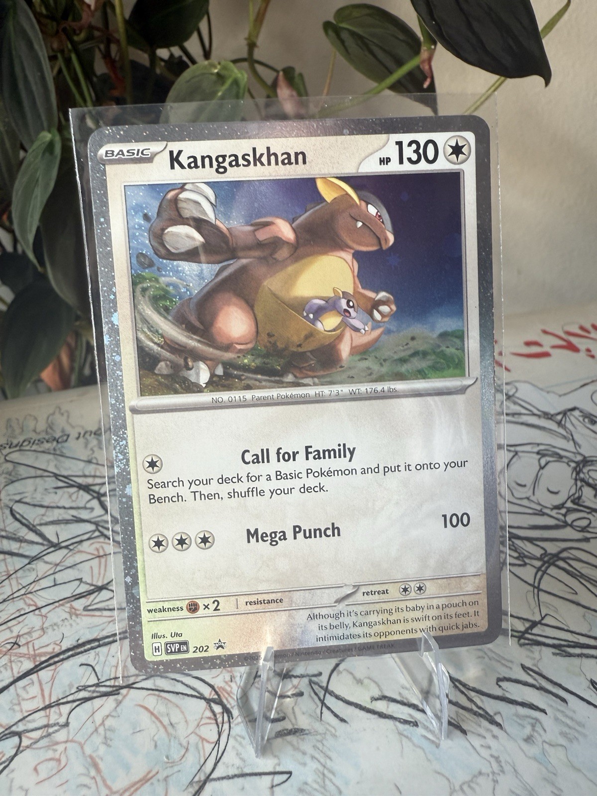 Pokemon Scarlet & Violet Black Star Promo - Kangaskhan SVP 202