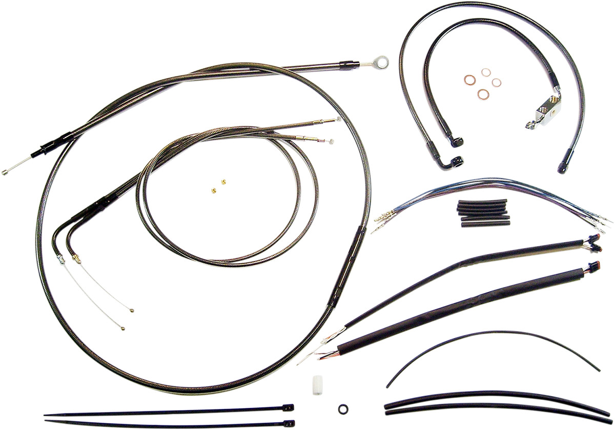 MAGNUM SHIELDING Black Pearl™ Designer Handlebar Installation Kit - 12"-14" -