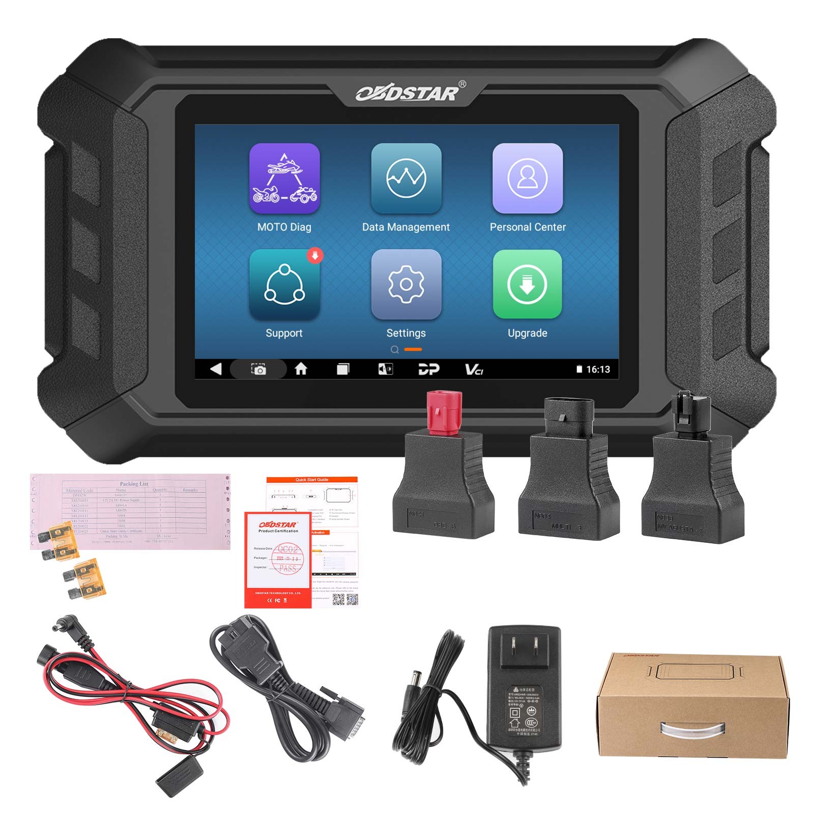 OBDSTAR ISCAN for MV AGUSTA Motorcycle Diagnostic Tool Code Scanner Action Test
