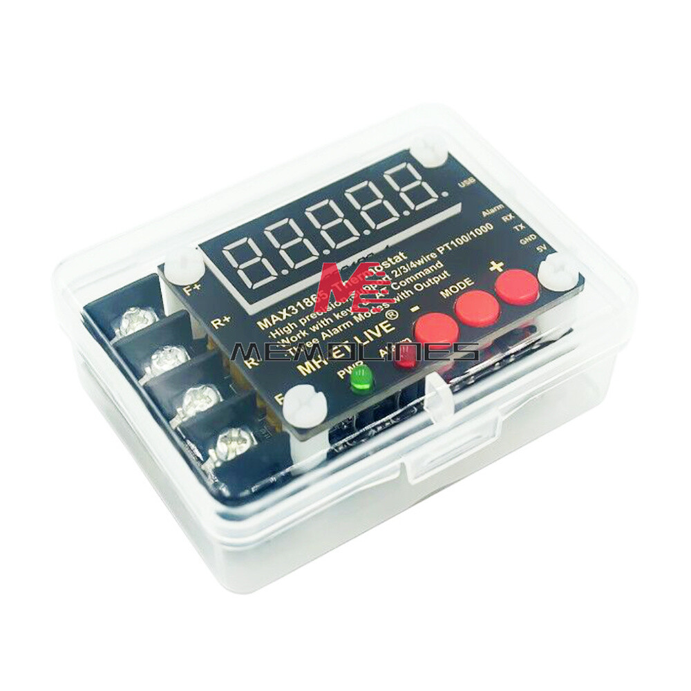 MAX31865 High Precision Isolated Temperature Collector Module PT100 Serial Port