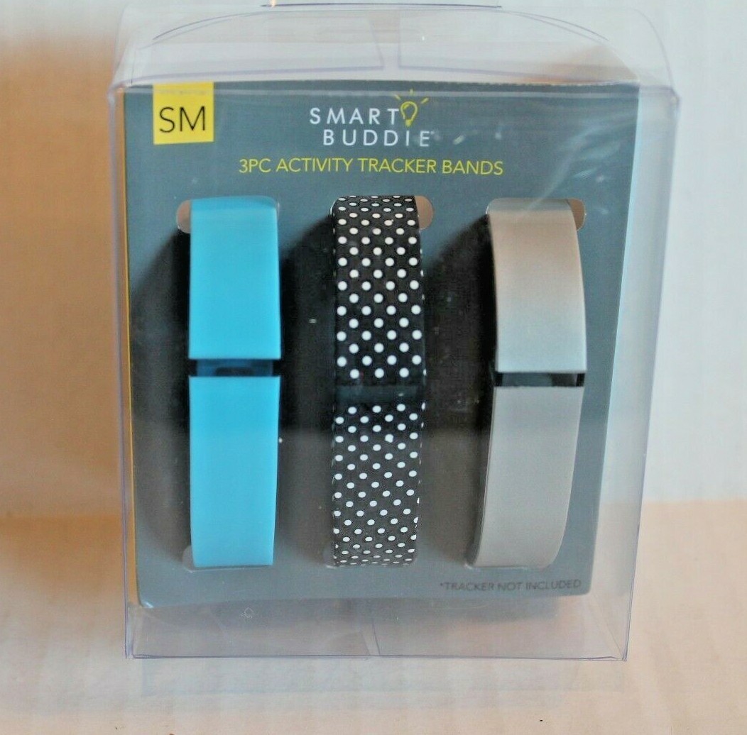 Smart Buddie Set of 3 Activity Tracker Bands for Fitbit Flex Wireless Wristband