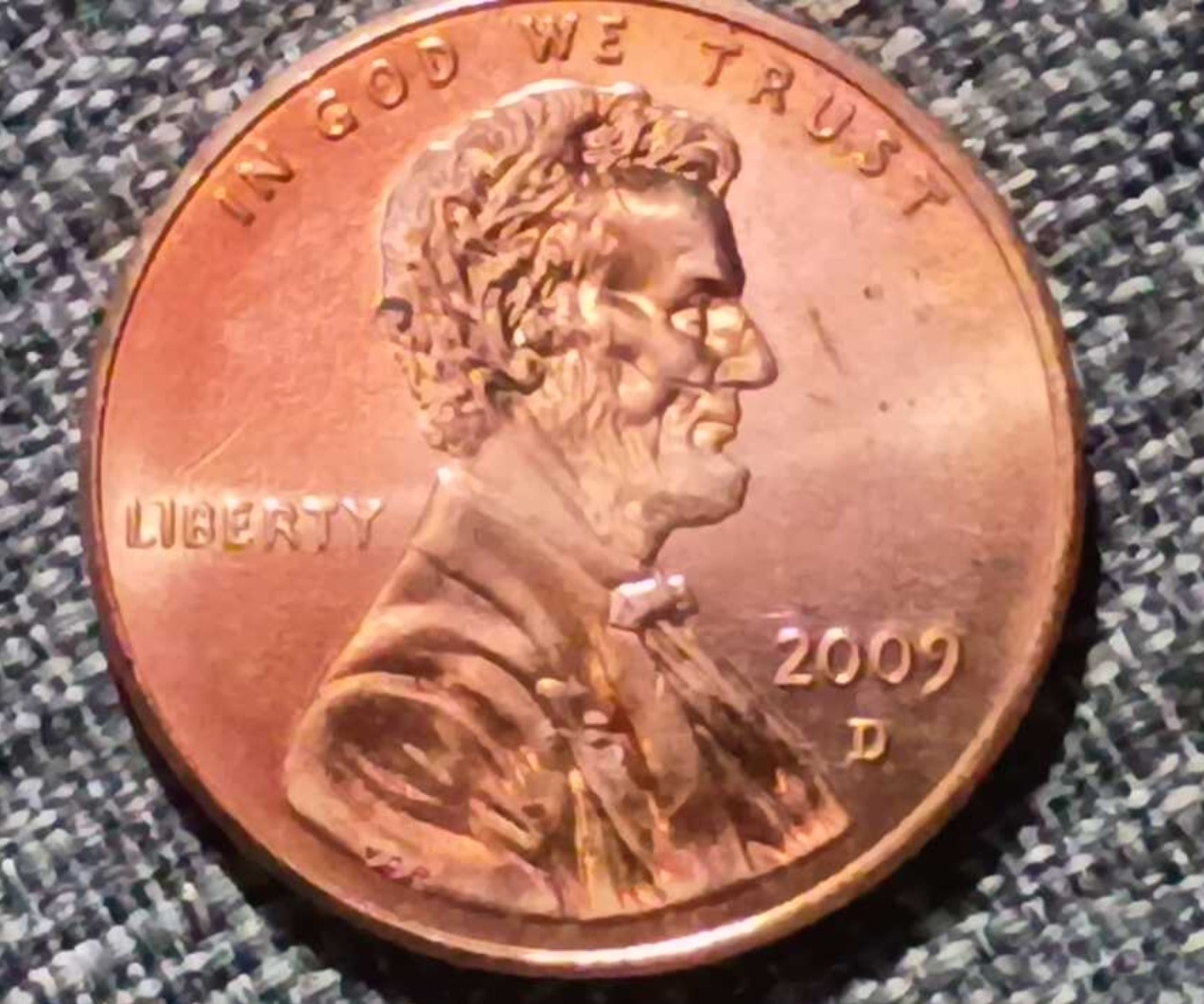 2009 D Lincoln Formative Years Die Cracks/Errors Uncirculated (listing F)