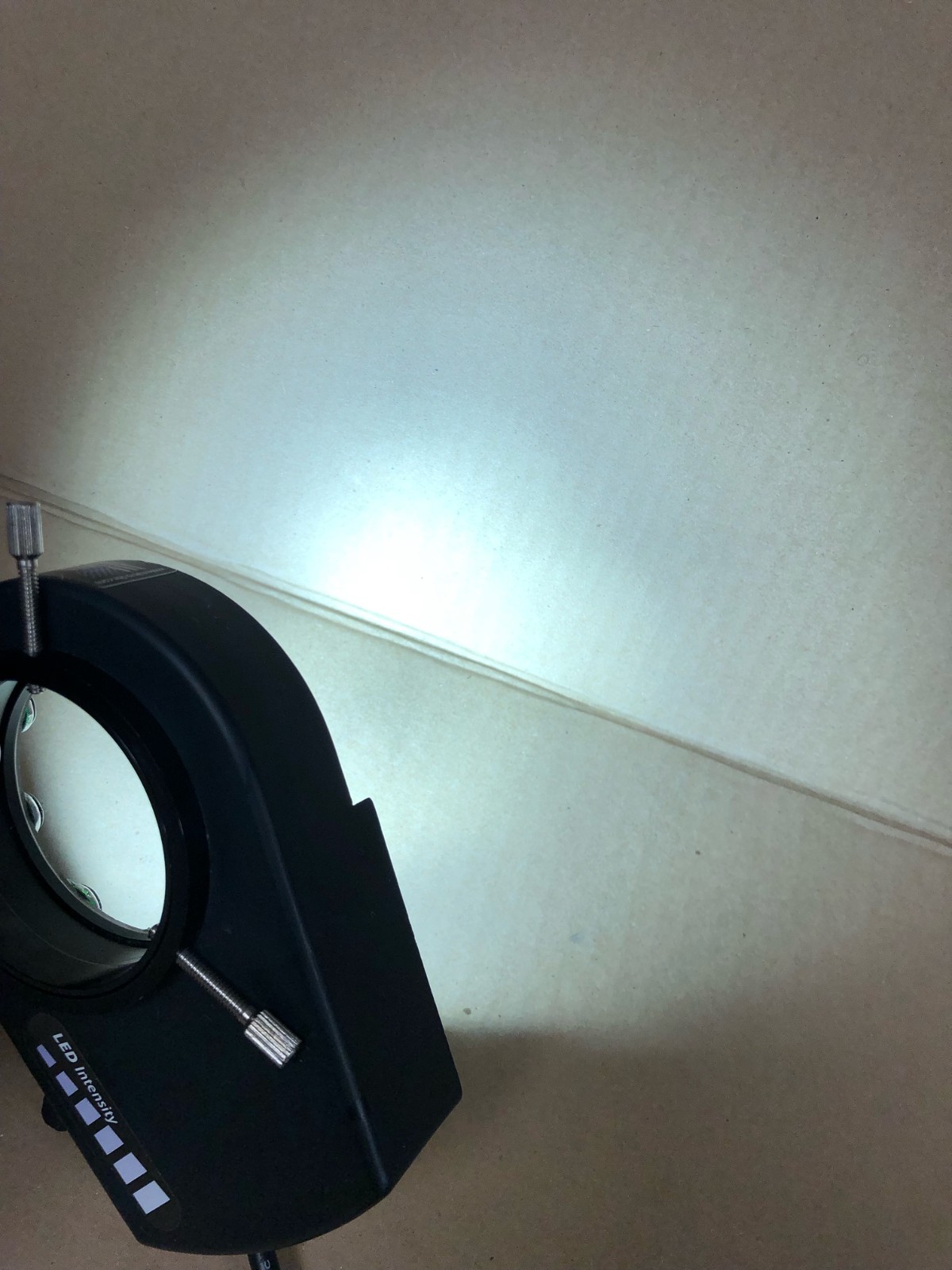 Micro-Lite LV2000-B Ring Illuminator light LED light W/AC-ADAPTER (TESTED)