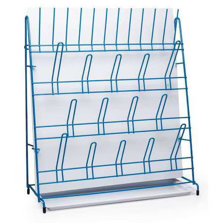 Sp Scienceware H18805-0000 Lab Rack Drain, 19X16.75X6.5, Poly, Blue