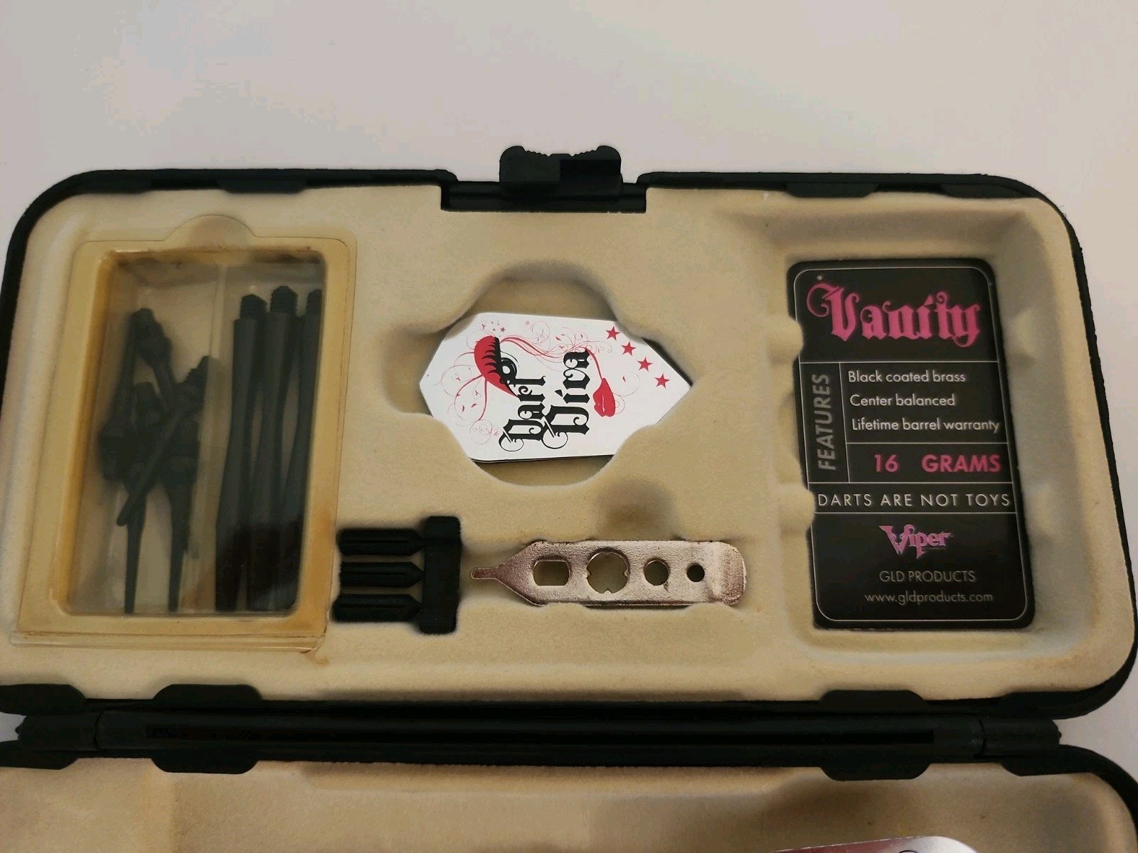 Viper Vanity Dart Diva Soft Tip Dart Set 16 Grams With Case Used