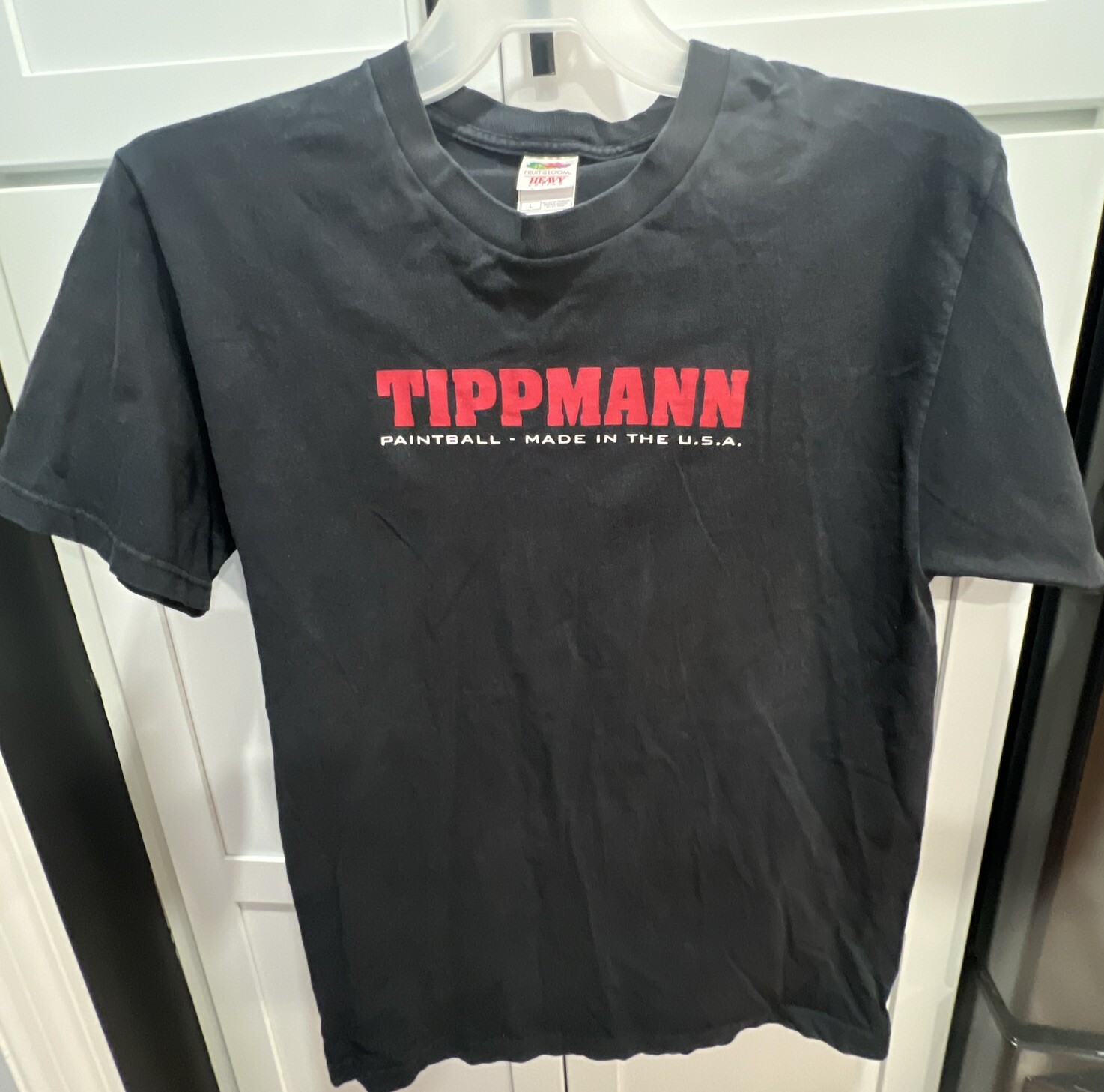Tippmann Paintball Made In USA T-Shirt Size Medium Fruit Of The Loom Hvy. Cotton