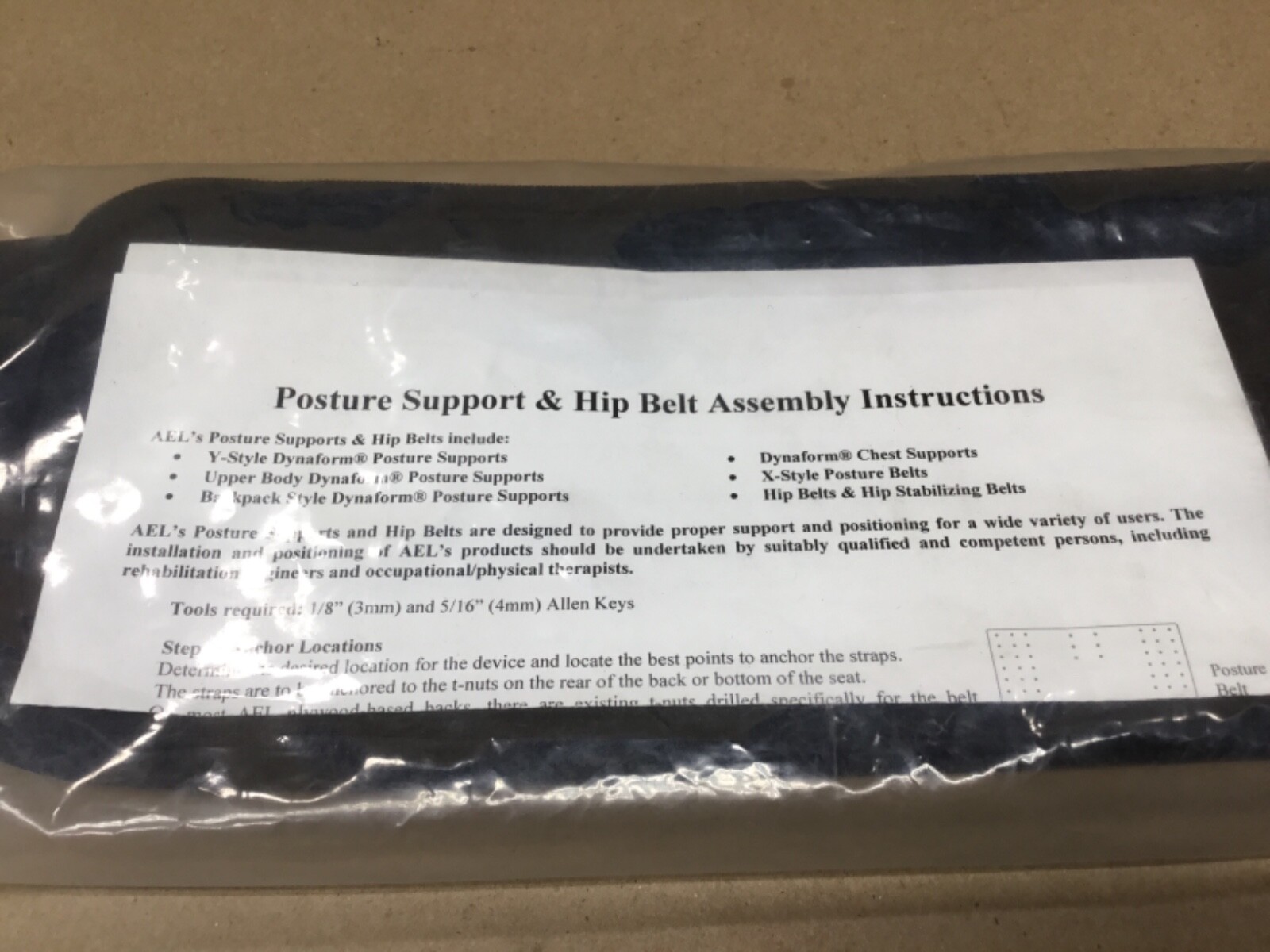 AEL Posture Support & Hip Stabilizing Belt #90A11