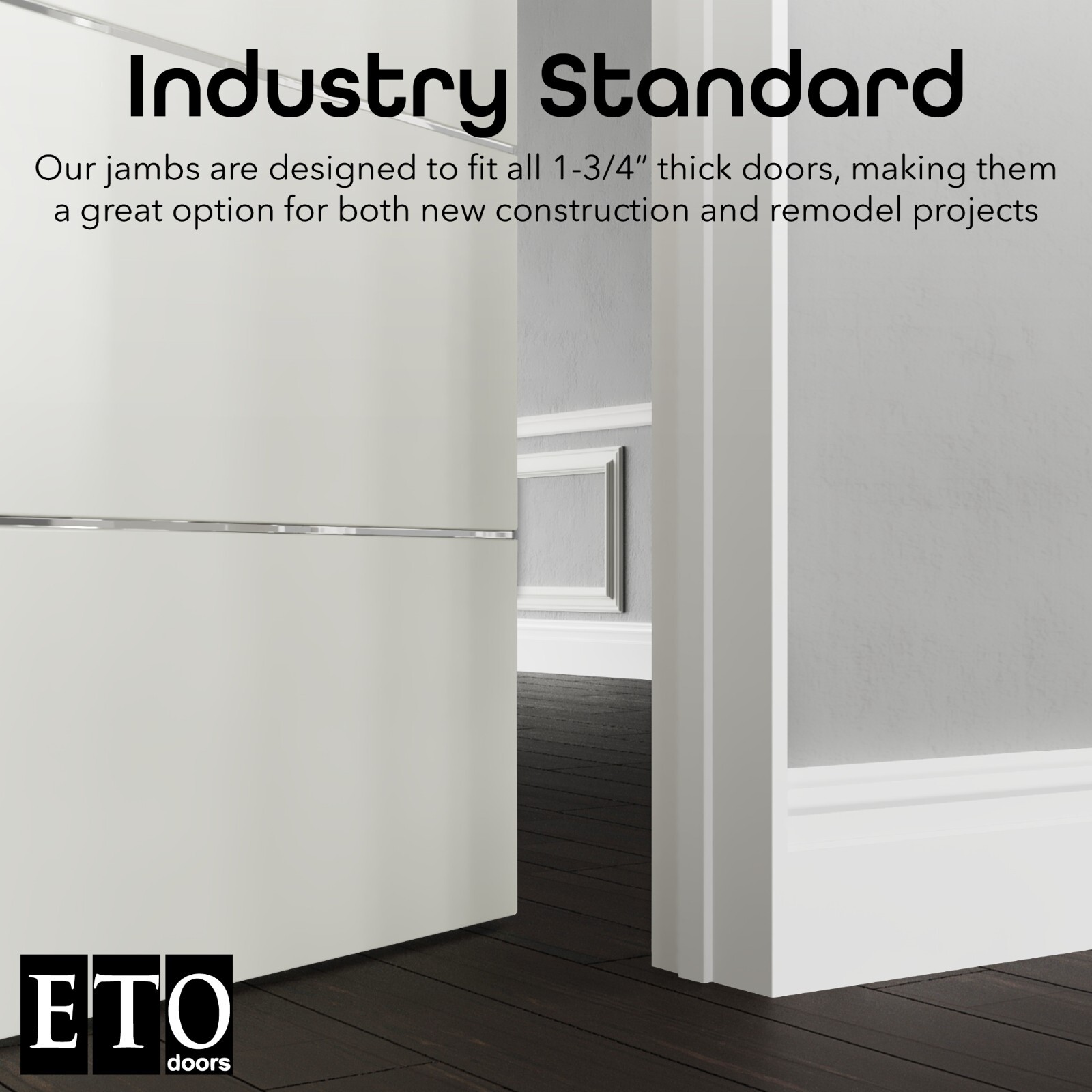 Interior Primed Paint Grade Door Jamb Frame Kit