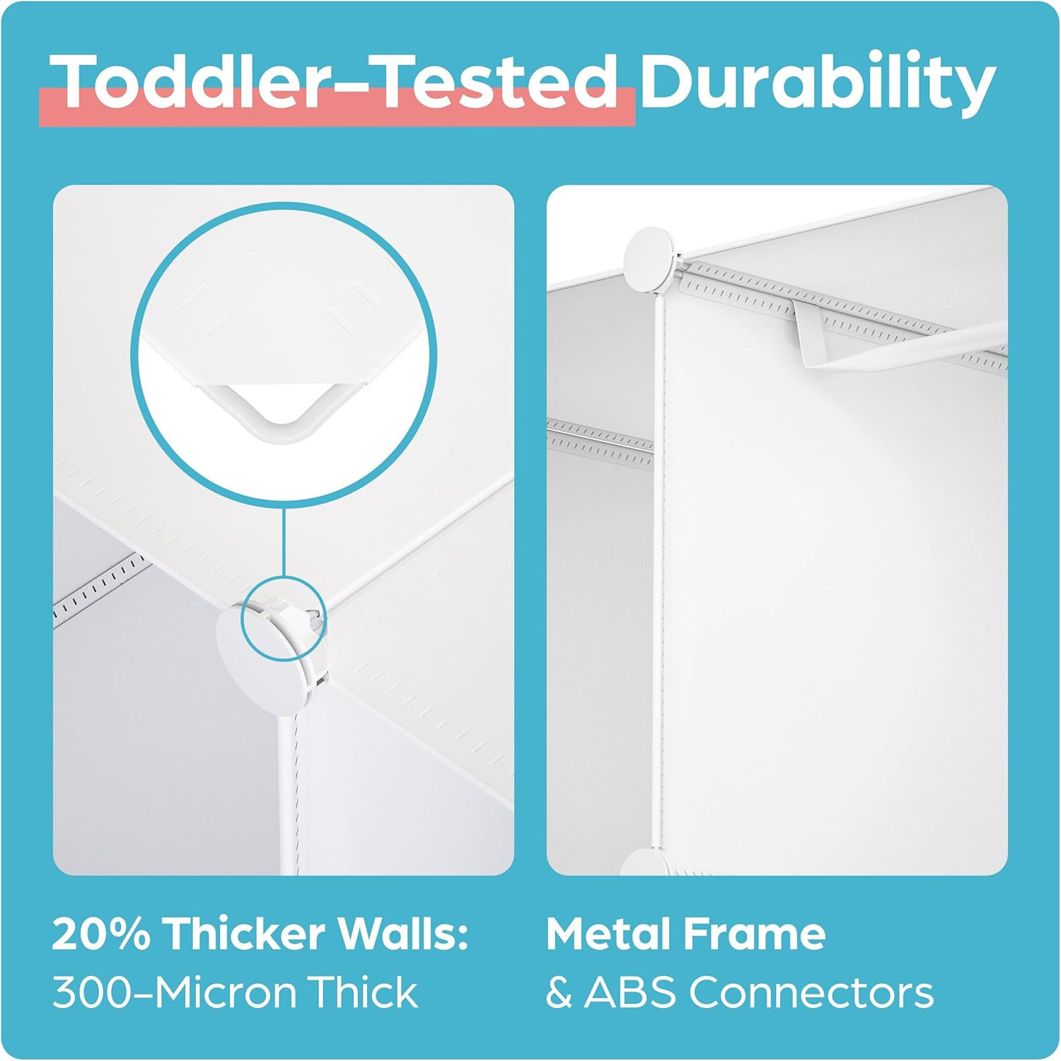 Baby Closet Organizer for Nursery: Durable Baby Wardrobe for Closet - Customizab