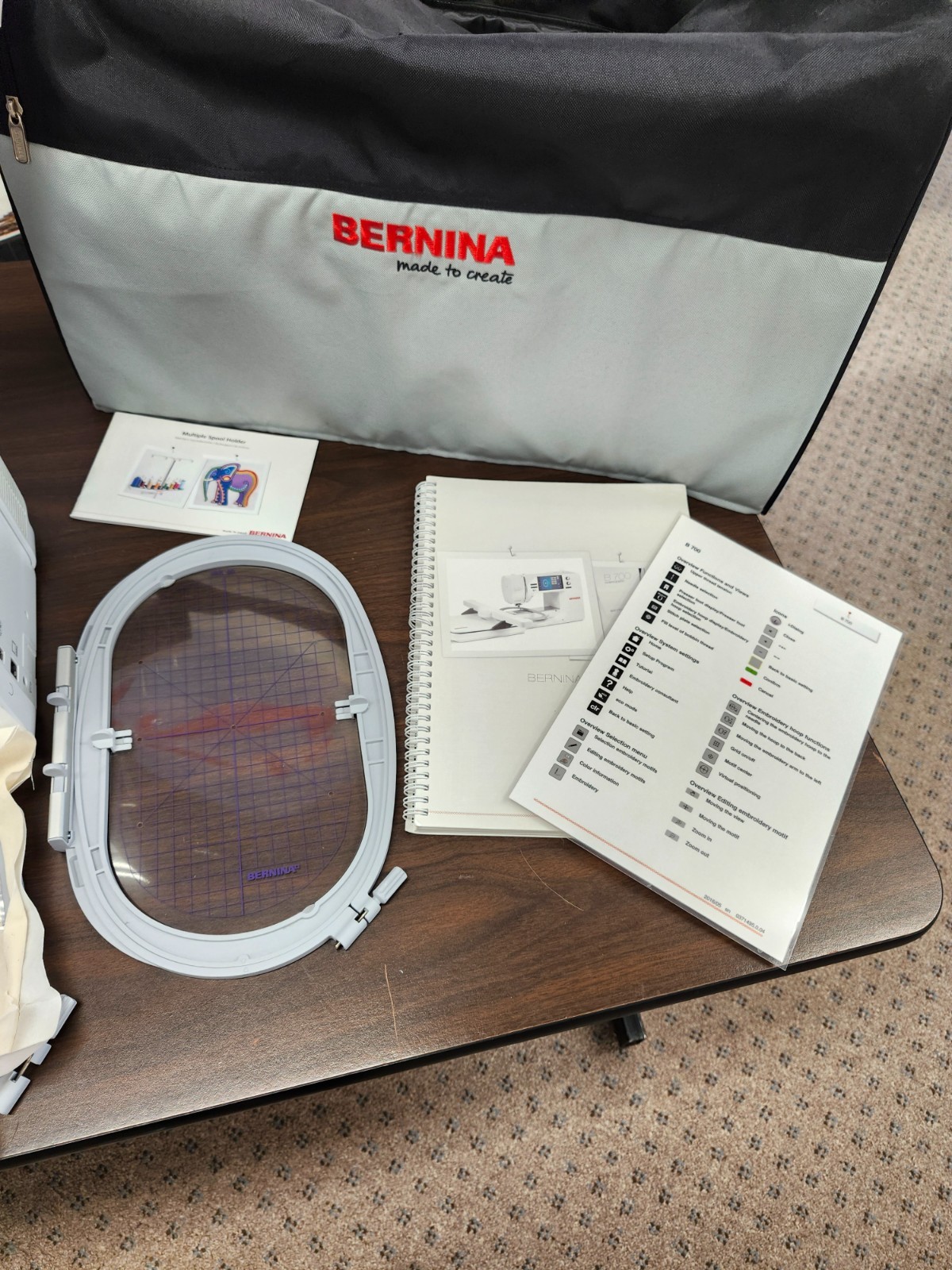 Bernina 700E Embroidery Machine! Professionally Serviced!