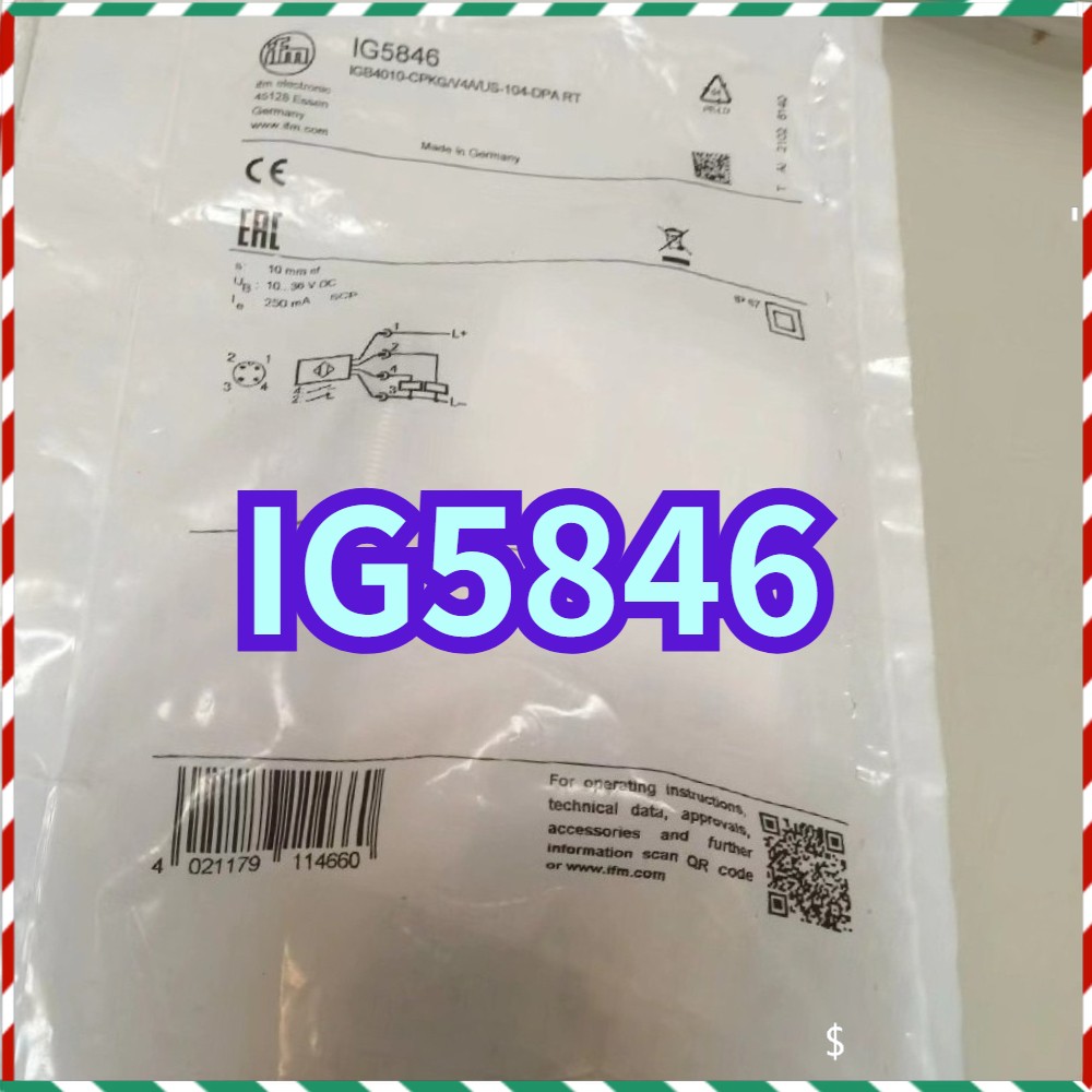 IFM IG5846 Proximity Switch Sensor 1PCS Brand New Fast Delivery