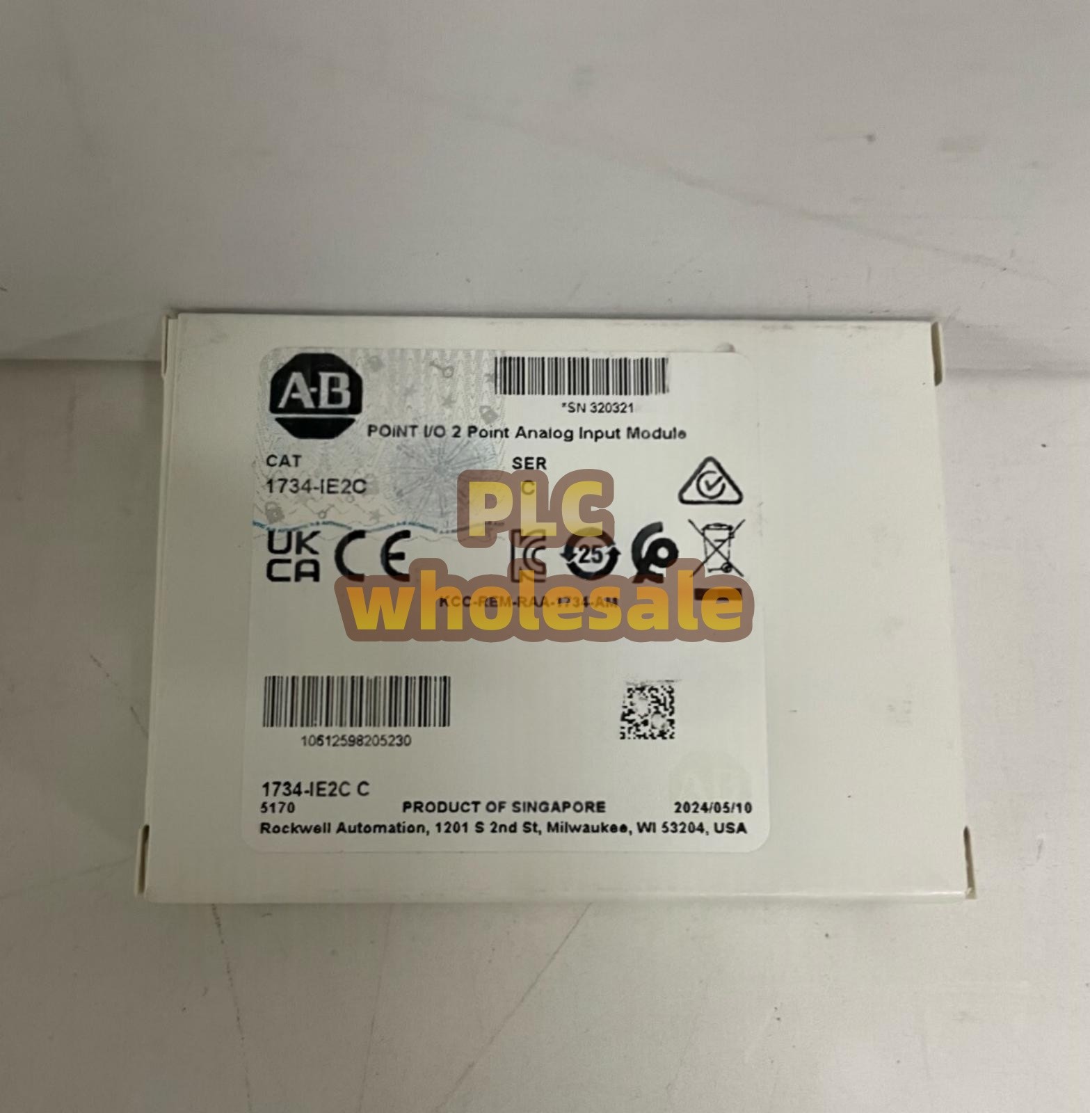 1PC AB 1734-ie2c /C POINT I/O 2 Point Analog Input Module 1734ie2c Fast Shipping
