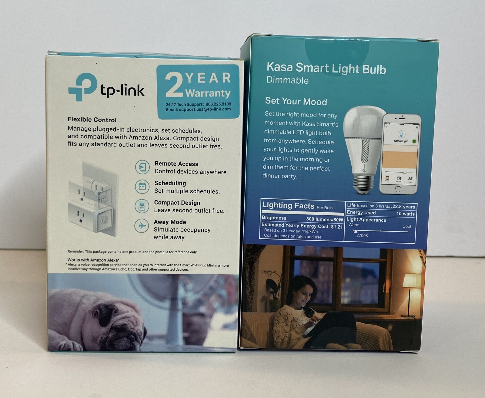 TP Link Smart Wifi Plug In Mini And Kasa Smart Lightbulb Bundle