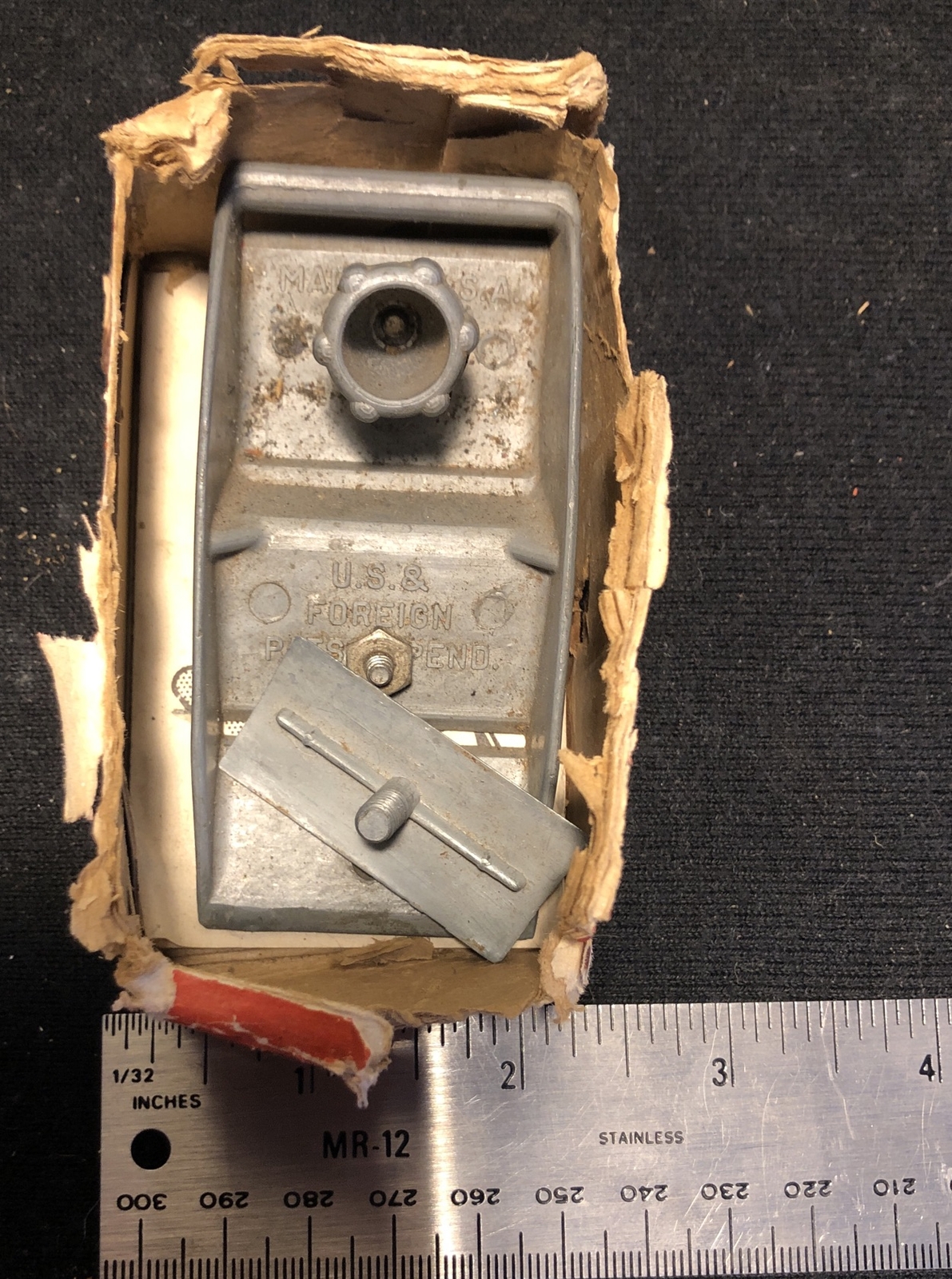 Vintage Wil-Kro Combination Razor Planer w/ Instructions USA Nice!