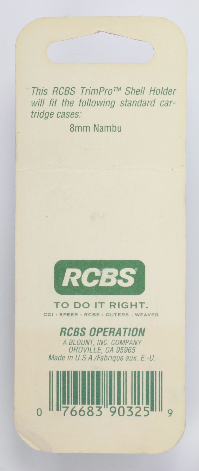 RCBS Trim Pro Shell Holder #25 Part #90325 Reloading