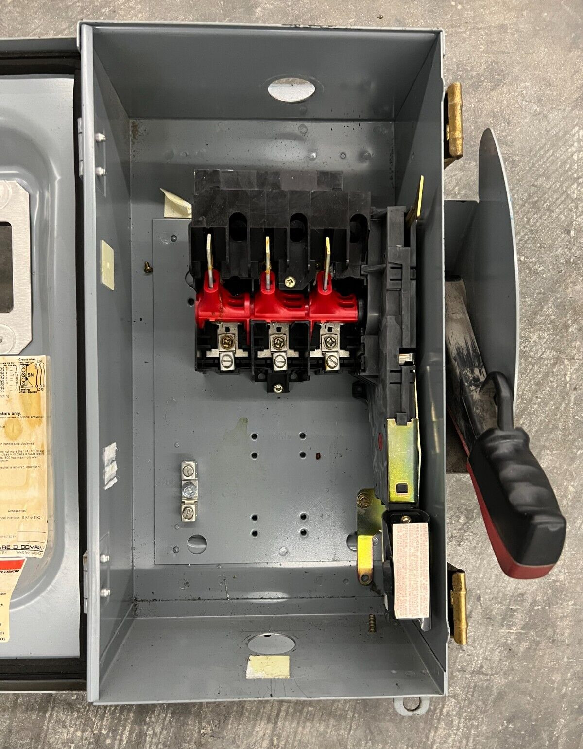SQUARE D HU3612AWKVWEI2ZB2BA2 SAFETY SWITCH