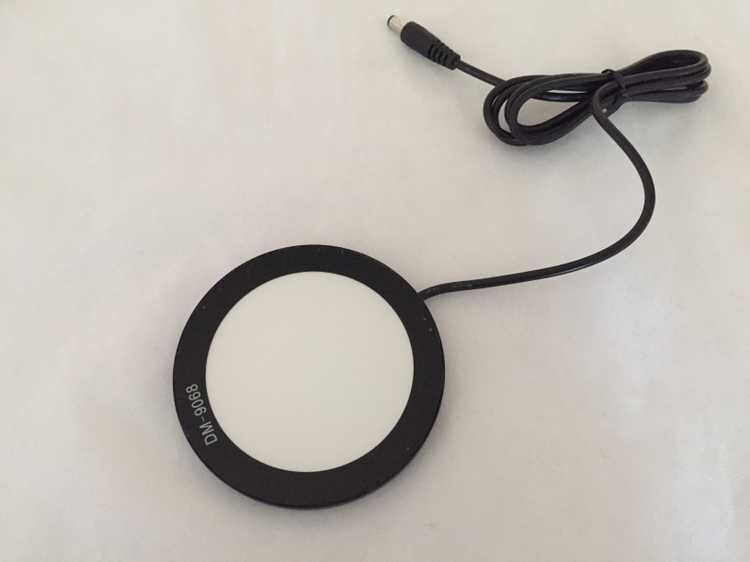 New 3.5inch LED Light 90mm ROUND PLATE FOR MICROSCOPES ILLUMINATORS