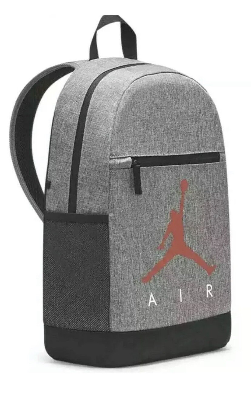 Nike Unisex Jordan AIR 2 pc Set Backpack Carbon Heather 9A0503-GEH Large