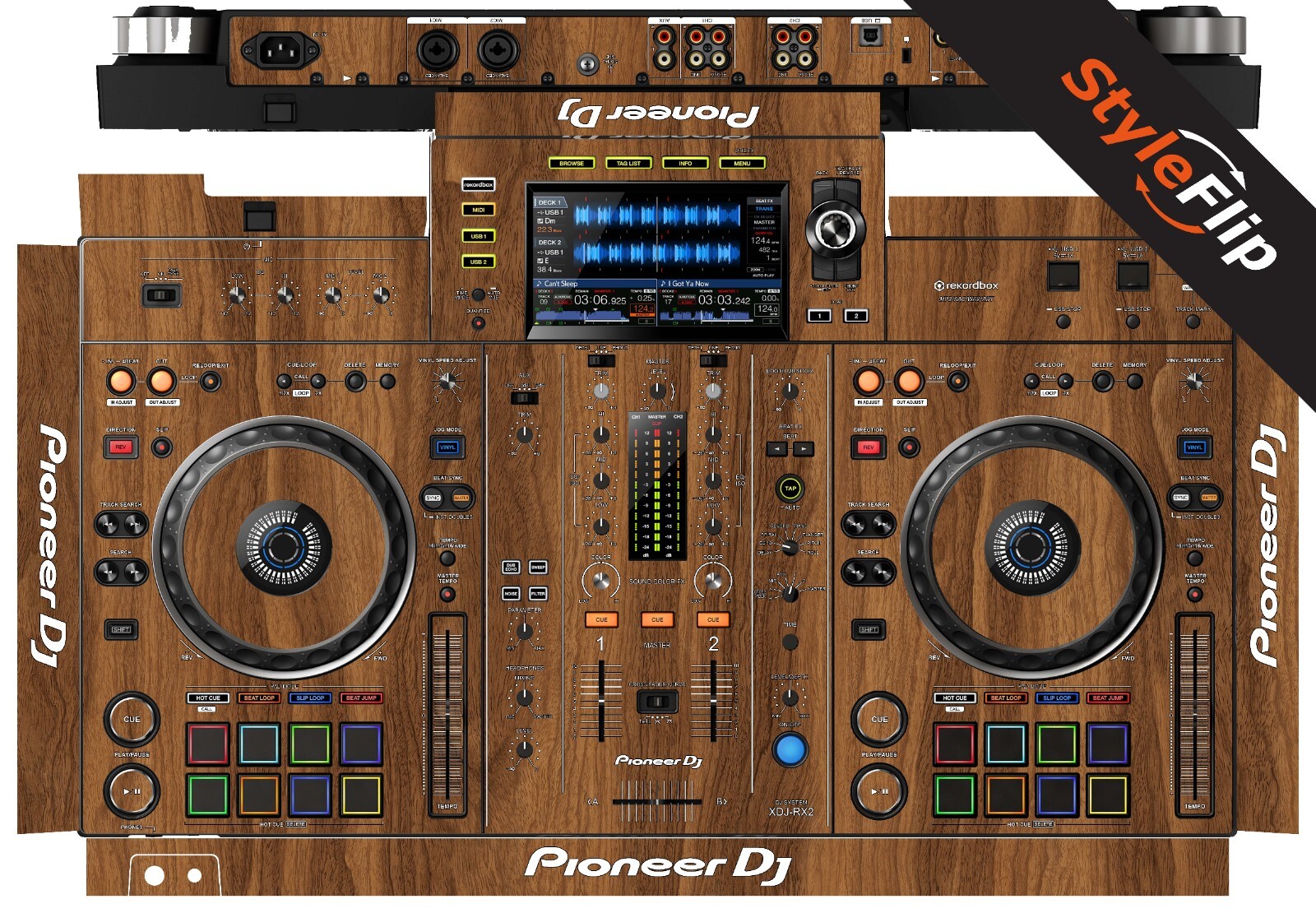 Pioneer XDJ-RX2 Skin | Wood #2 | Protective Decal | StyleFlip Skins