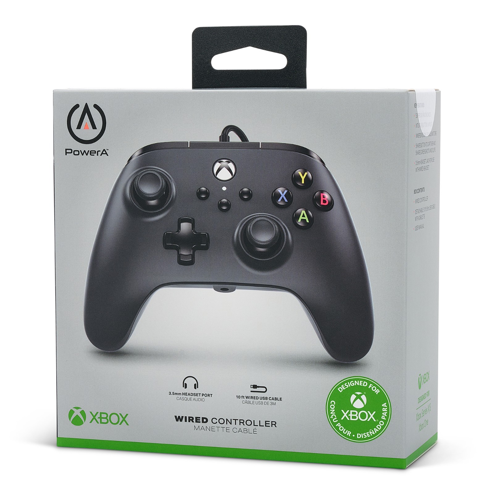 PowerA Enhanced Wired Controller for Xbox One - Black