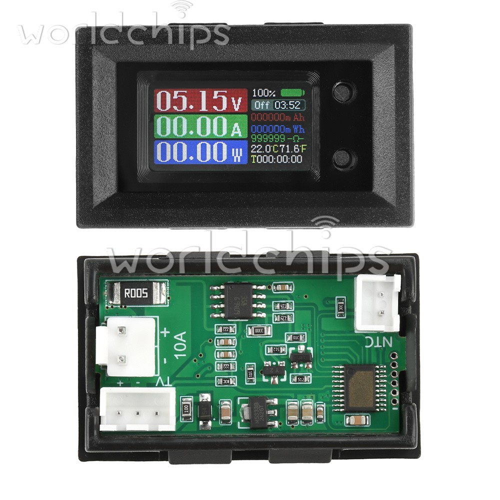 9in1 Multimeter DC4-30V Power Tester Voltage Current Capacity Meter 10A 50A 100A