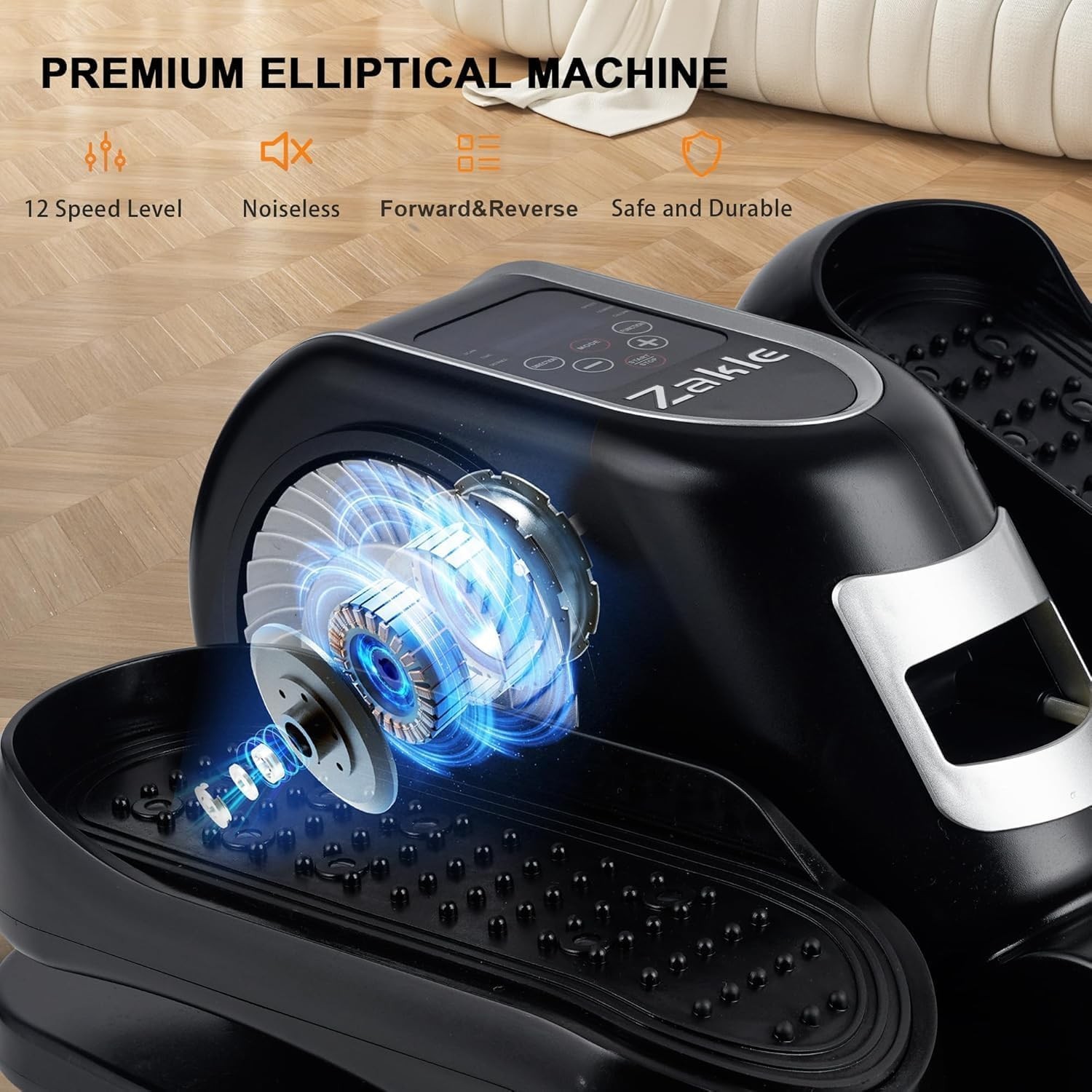 Under Desk Elliptical Machine, Electric Elliptical Training Machine w/Remote ...