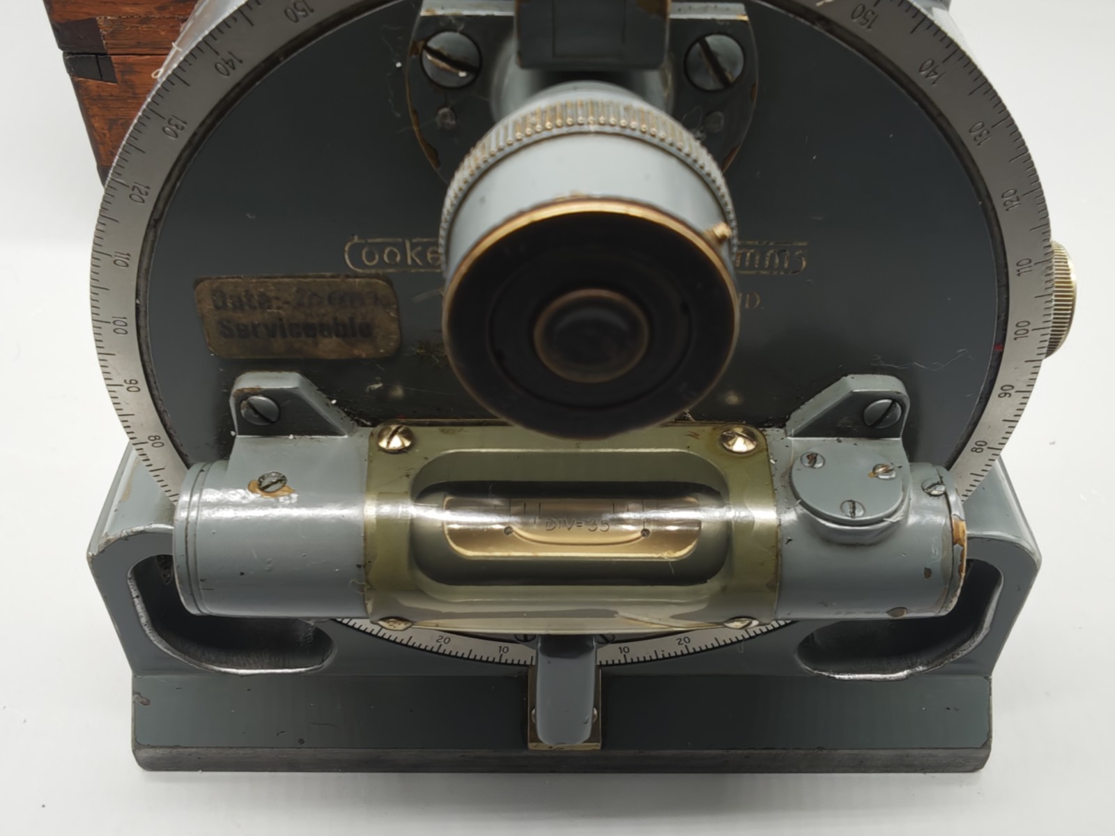Optical Clinometer Rolls Royce Experimental Instrument Department Cooke