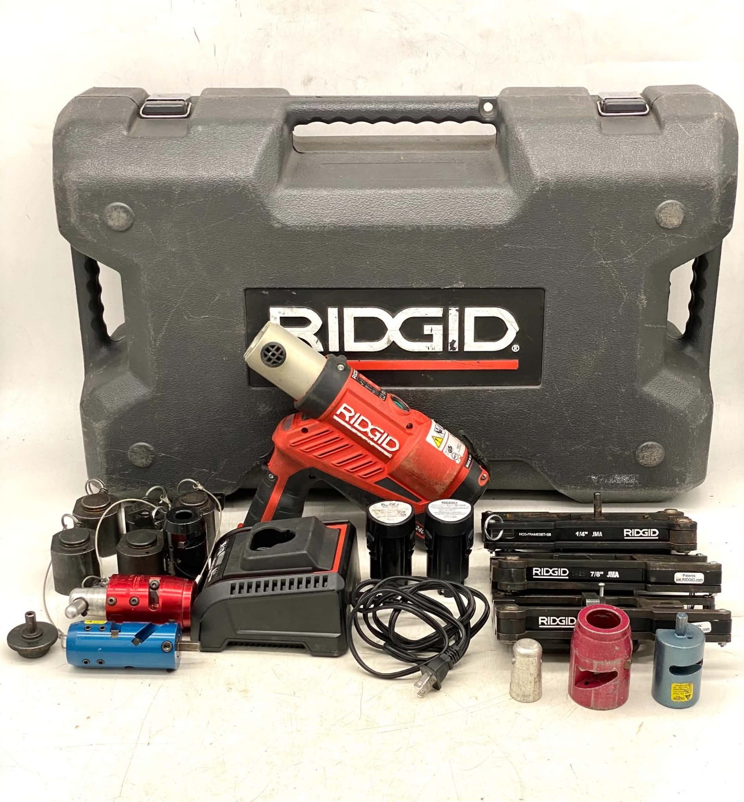 Ridgid RP240 Kit + Press Frames, JMA Strip / Prep Tools, Case, Batteries, & More