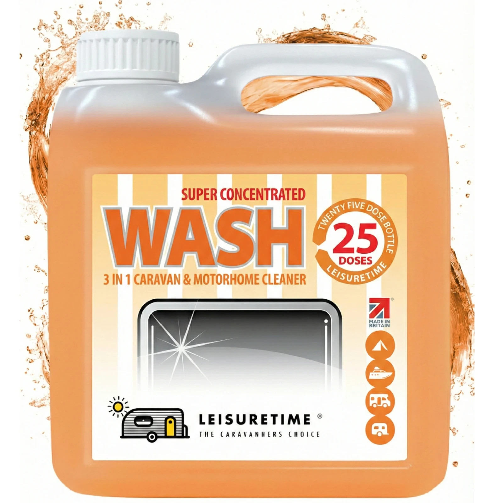 Caravan Motorhome Shampoo Wash | Bleak Streak Remover,, Wax, 25 Washes  UK