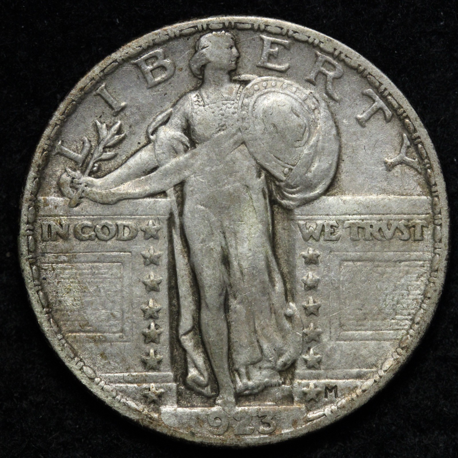 1923 Standing Liberty Silver Quarter XF+ E376 XVCL