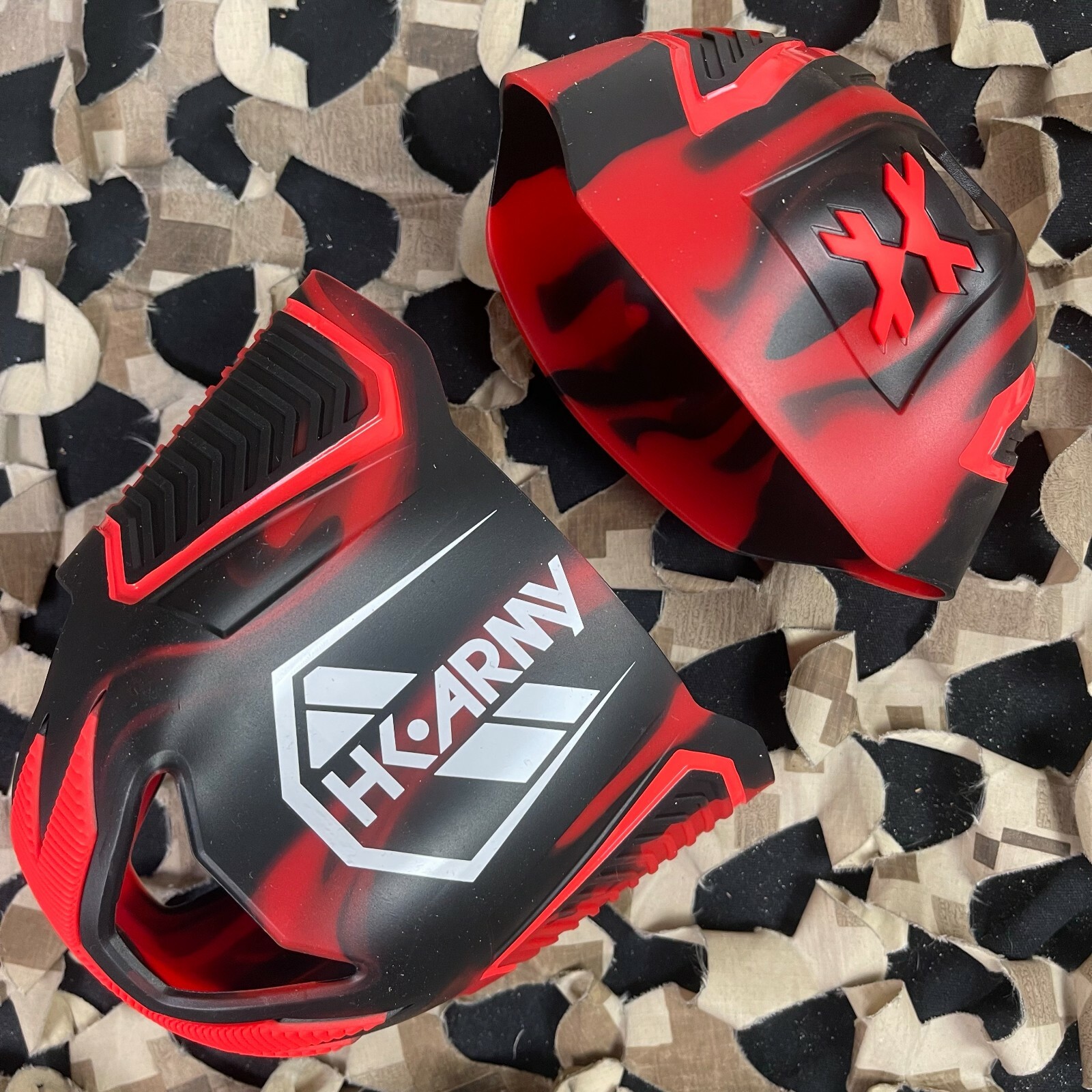 NEW HK Army Vice FC Tank Cover - Swirl Black/Red