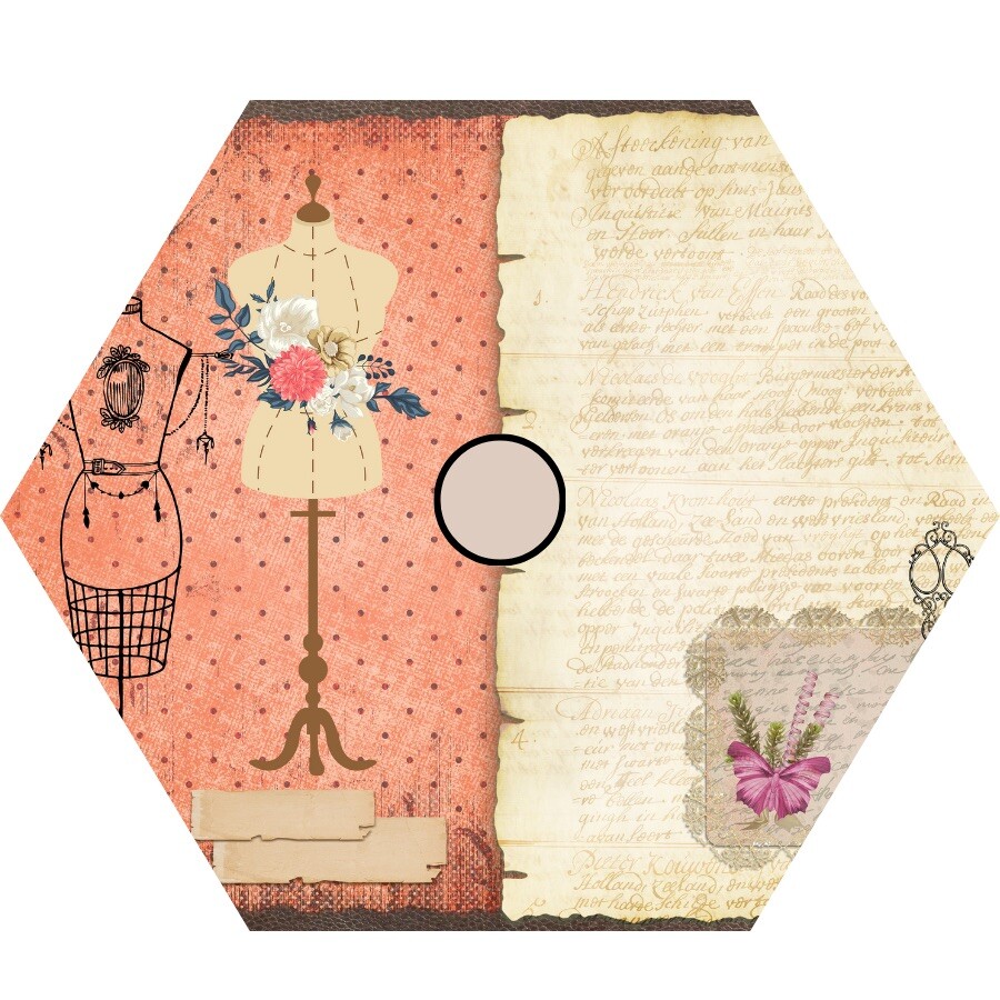 1 inch Hexagons 650 ct.  English Paper Piecing Templates by TKnitsandStuff
