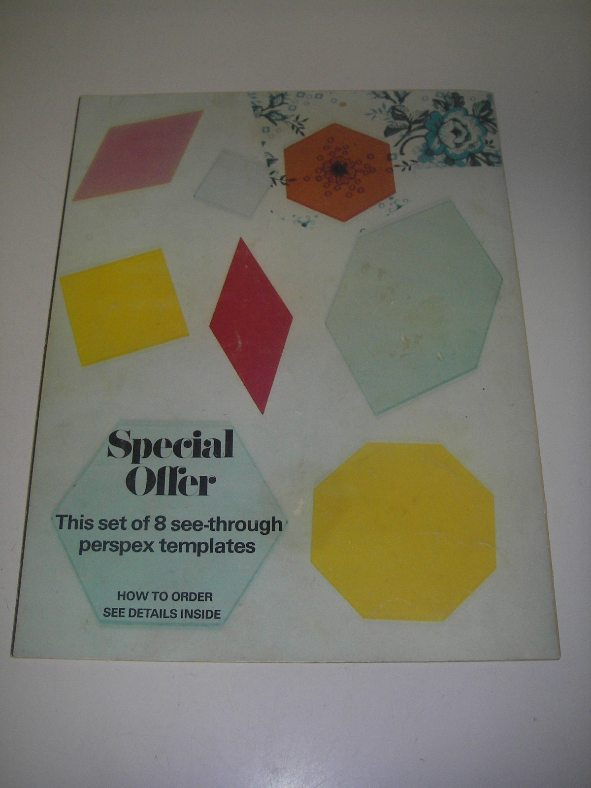 CRAFT Book 1973 All About Patchwork/Marshall Cavendish instruction/ideas/pattern