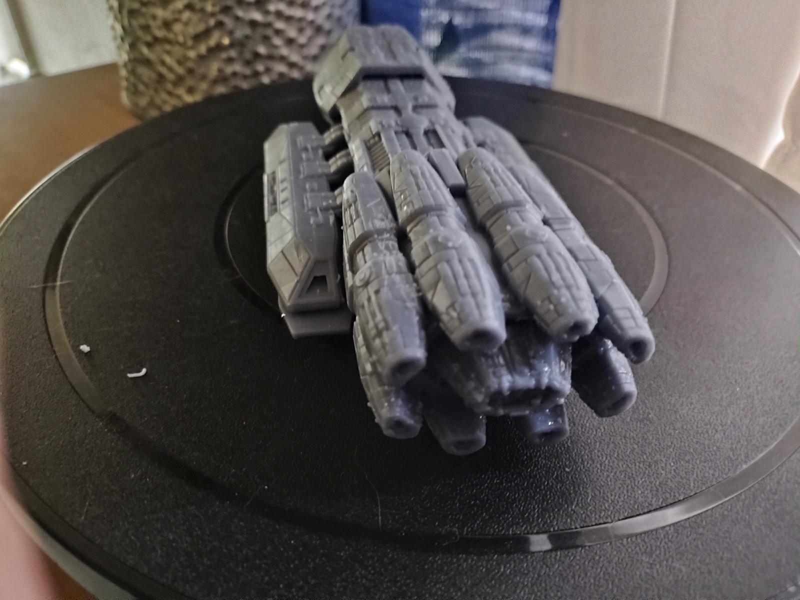 Battlestar Pegasus 3D Resin Print 8.75 " In Length