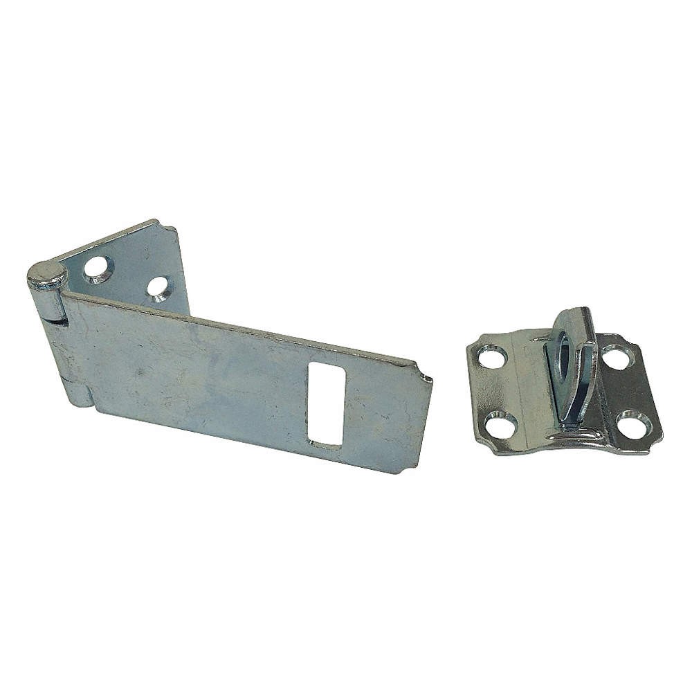 GRAINGER APPROVED 39DZ91 Fixed Staple Hasp,Zinc Plated,1-3/4inL 39DZ91