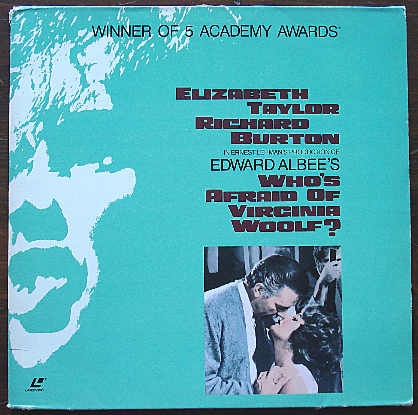 WHO'S ADRAID OF VIRGINIA WOOLF? LASER DISC SET (THREE SIDES)