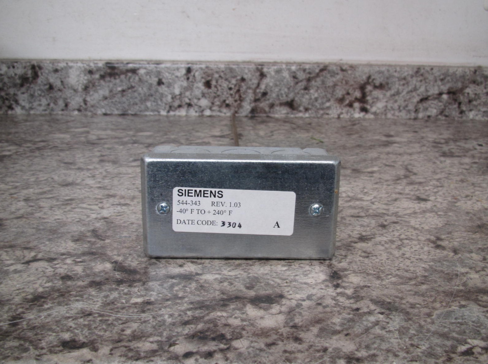 New Siemens 544-343-18 18" Rigid Probe Duct Averaging Temperature Sensor