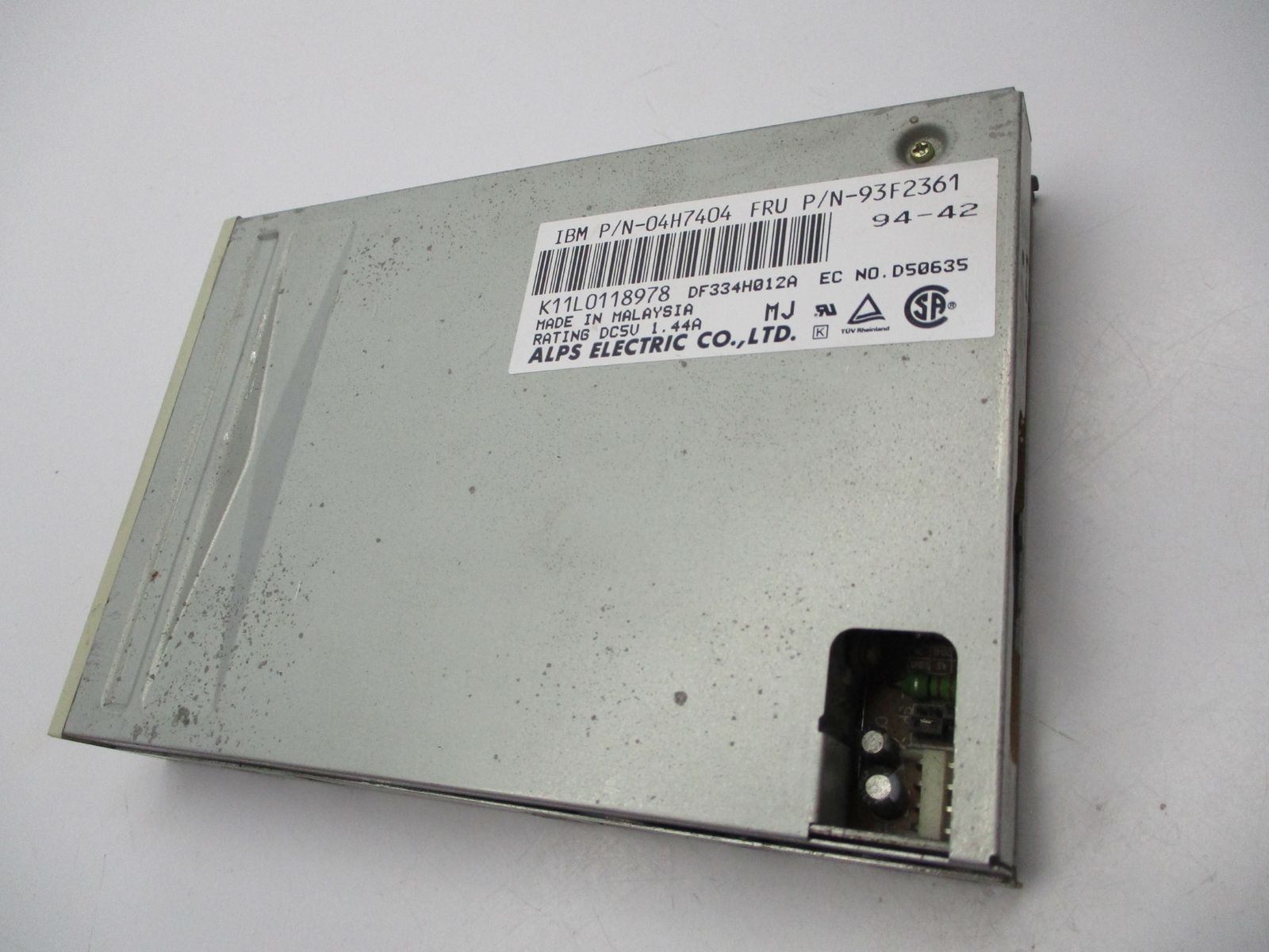 IBM 04H7404 93F2361 FLOPPY DISK DRIVE UNMP