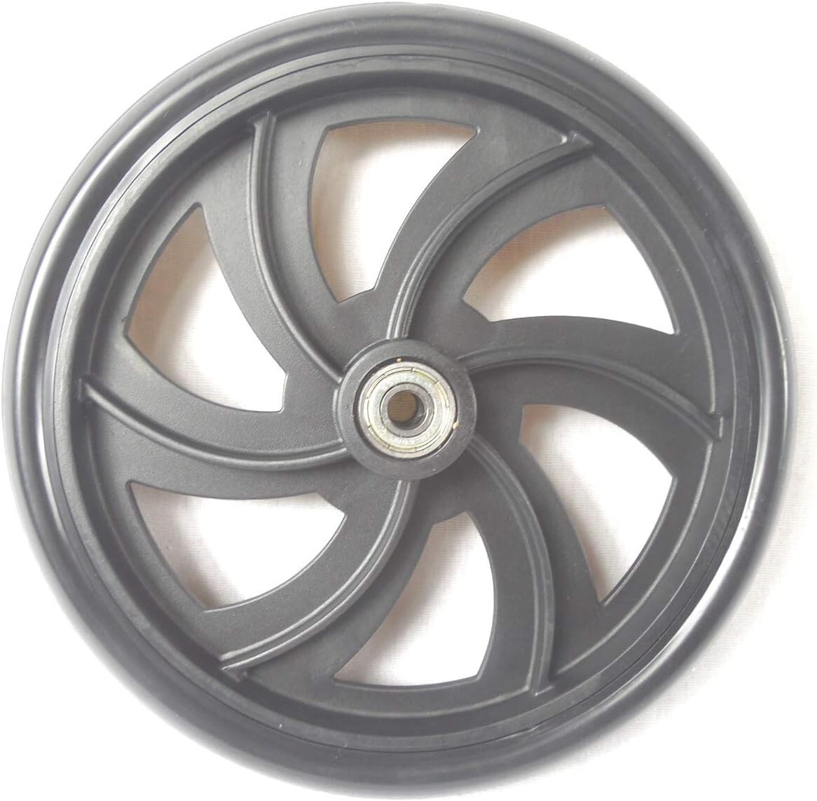 Replacement Wheel for Rollator Model 10257 (Wheel Black 7.5") NEW