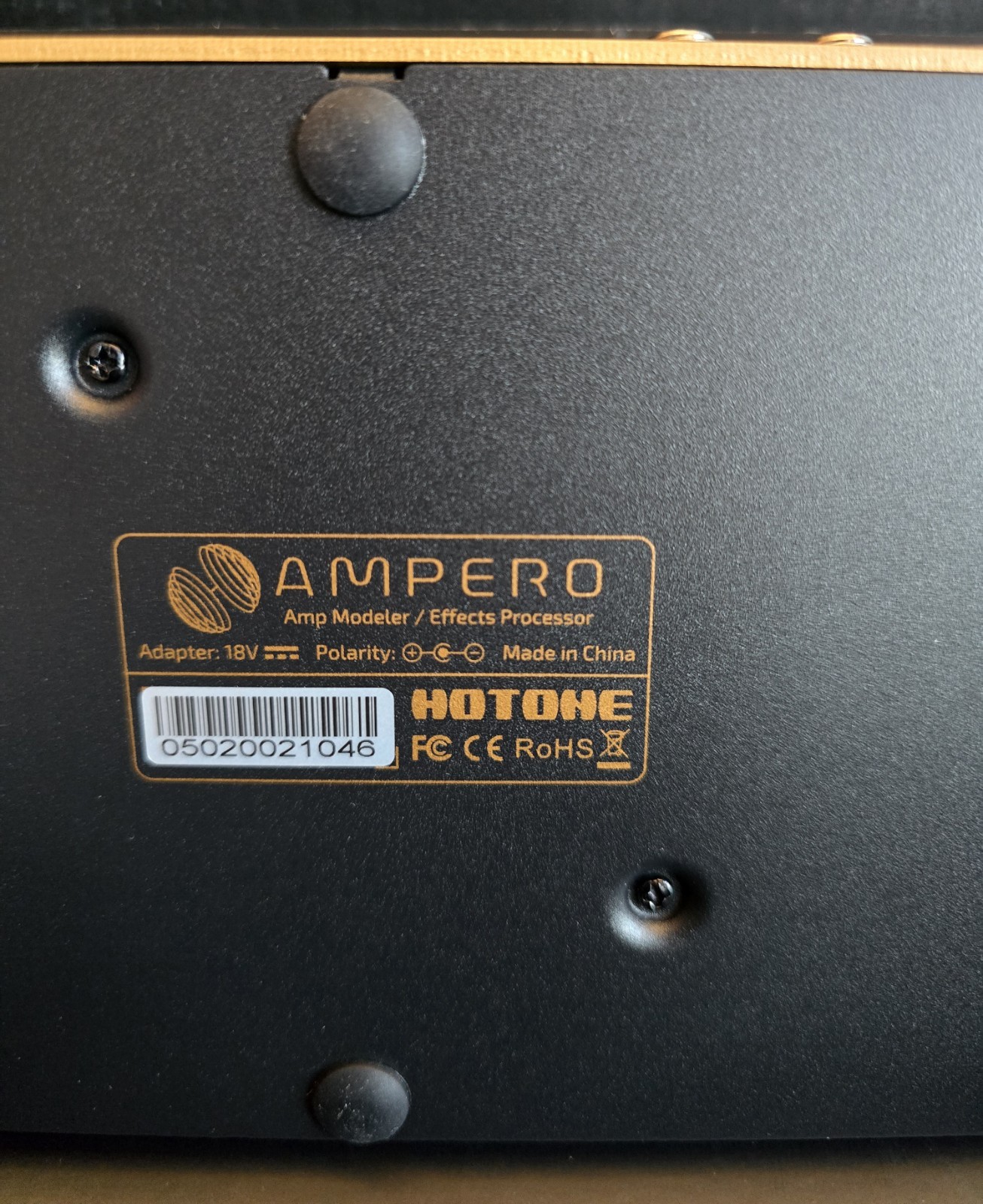 Hotone Ampero MP-100 Guitar Amp Modeler Pedal and Effects Processor Open Box