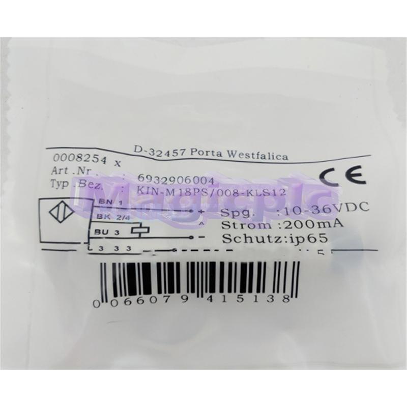 1PCS New For Bernstein KIN-M18PS/008-KLS12 Proximity Switch Sensor~