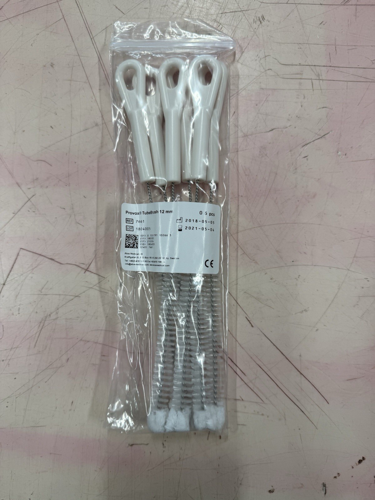 ATOS PROVOX TUBE BRUSH 12MM (1) PACK (6) PIECES PER PACK REF 7661 NEW IN PACK