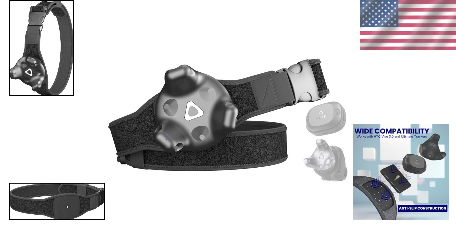 Vive Tracker Belt for HTC Vive Adjustable Strap for Full Body Tracking